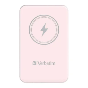 Powerbank Verbatim Charge 'n' Go Magnetic Wireless 10000mAh USB-C PD 3.0 Pink