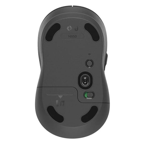Mysz bezprzewodowa, Logitech M650, szara, optyczna, 2000DPI