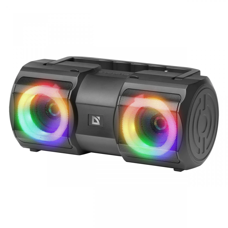 Defender głośnik BEATBOX 20, Li-Ion, 2.0, 20W, czarny, regulacja głośności, przenośny, z podświetleniem LED, wbudowany akum., 80Hz