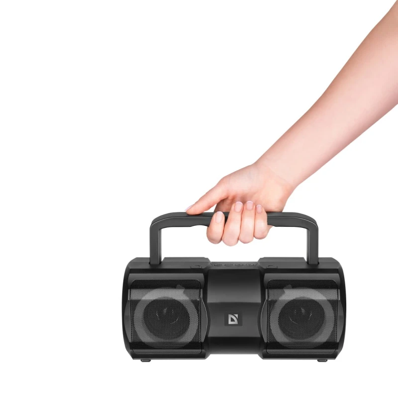 Defender głośnik BEATBOX 20, Li-Ion, 2.0, 20W, czarny, regulacja głośności, przenośny, z podświetleniem LED, wbudowany akum., 80Hz
