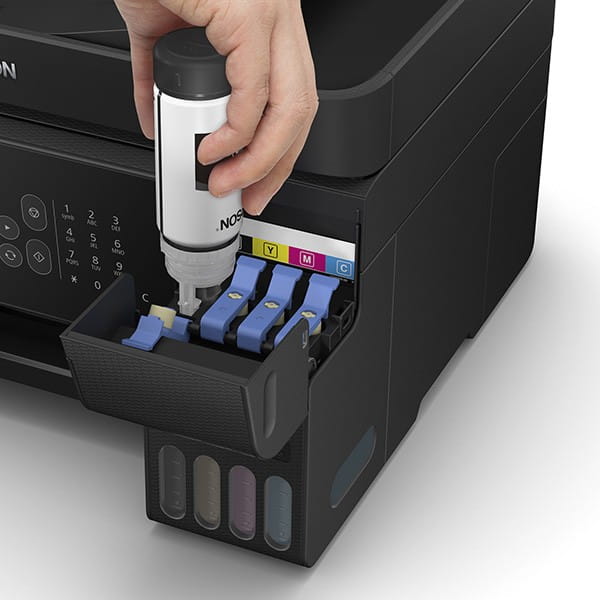 Kolorowe atramentowe urządzenie wielofunkcyjne A4 Epson L5190, kopiarka, skanerfax