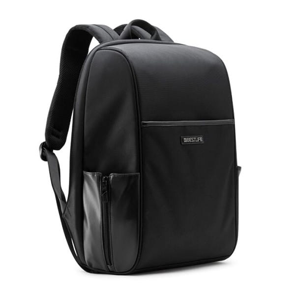 Plecak na  notebook 15,6", Calpe 2.0, czarny, 95% poliester + 5% poliuretan, Bestlife