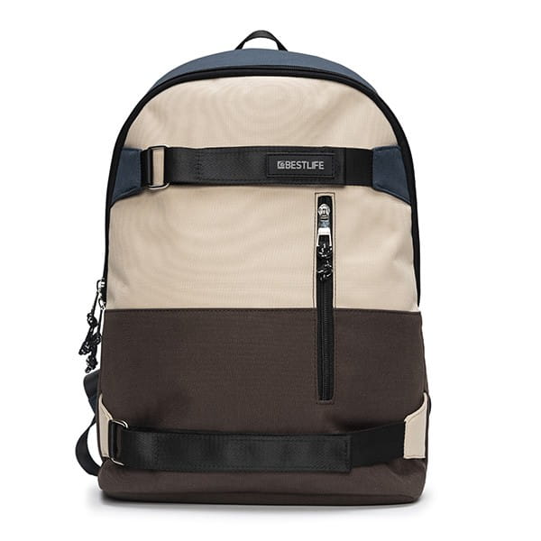 Plecak na  notebook 14,1", COL-Skate, brązowy, poliester, Bestlife