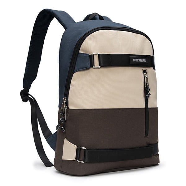 Plecak na  notebook 14,1", COL-Skate, brązowy, poliester, Bestlife