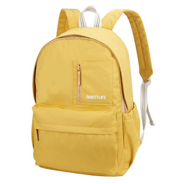 Plecak na  notebook 14,1", COL-Rainbow, żółty, poliester, Bestlife