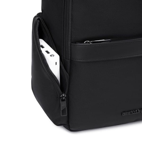Plecak na  notebook 14,1", Franklyn, czarny, nylon, Bestlife
