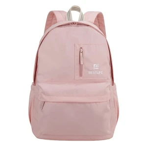 Plecak na  notebook 14,1", COL-Rainbow, różowy, poliester, Bestlife
