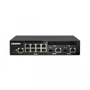 Switch zarządzalny QNAP QSW-M2108R-2C 8x 2,5GbE 2x 10GbE SFP+/RJ45 combo
