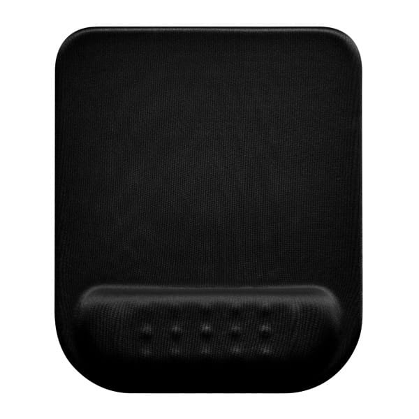 Podkładka pod mysz i nadgarstek, Powerton Ergoline Dark Edition, ergonomiczna, czarna, piana, Powerton