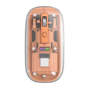 Mysz bezprzewodowa, Marvo PRISM B10 Orange, pomarańczowa, optyczna, 1600DPI