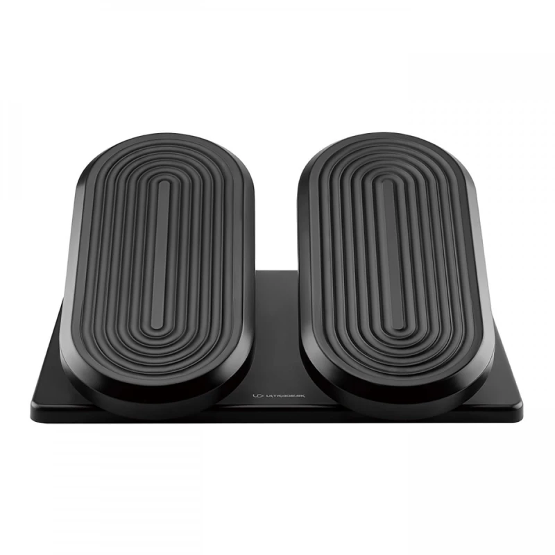 Podstawa ergonomiczna pod nogi, FOOTPODIUM czarny, plastikowy, ULTRADESK