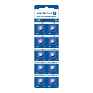 Bateria alkaliczna mini everActive AG0 G0 LR521 LR63 - blister 10 sztuk - USZ OPAK
