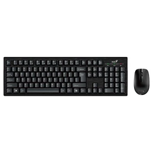Genius KM-8101 COPILOT, zestaw klawiatura z myszą optyczną bezprzewodową, 1x AAA, 1x AA, CZ/SK, multimedialny, niski profil rodzaj