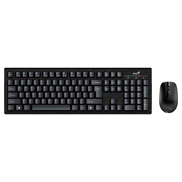 Genius KM-8101 COPILOT, zestaw klawiatura z myszą optyczną bezprzewodową, 1x AAA, 1x AA, CZ/SK, multimedialny, niski profil rodzaj