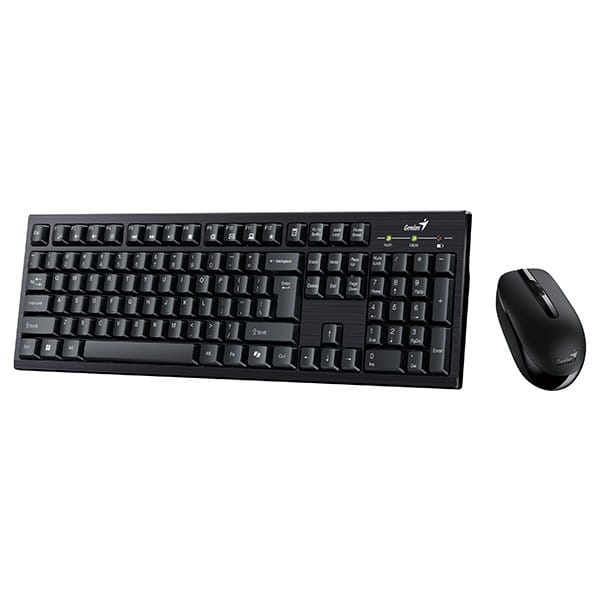Genius KM-8101 COPILOT, zestaw klawiatura z myszą optyczną bezprzewodową, 1x AAA, 1x AA, CZ/SK, multimedialny, niski profil rodzaj