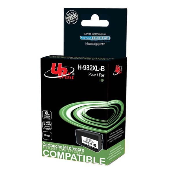 UPrint kompatybilny ink / tusz z CN053AE, HP 932XL, black, 1000s, 30ml, H-932-XL, dla HP Officejet 6100, 6600, 6700, 7110, 7610, 7