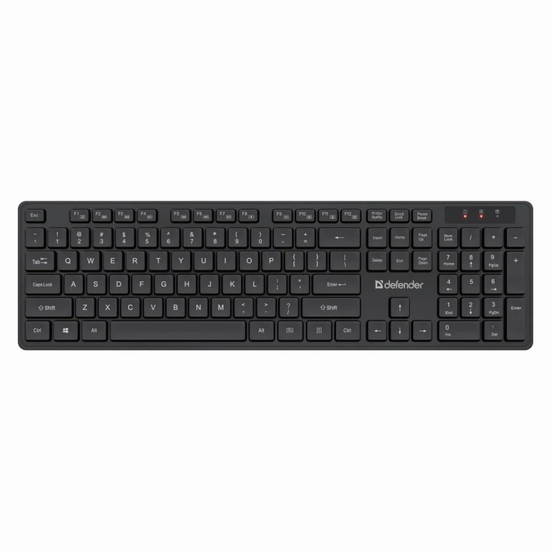 Defender LIMA C-993, zestaw klawiatura z myszką bezprzewodową, US, multimedialny, 2.4 [GHz], czarna
