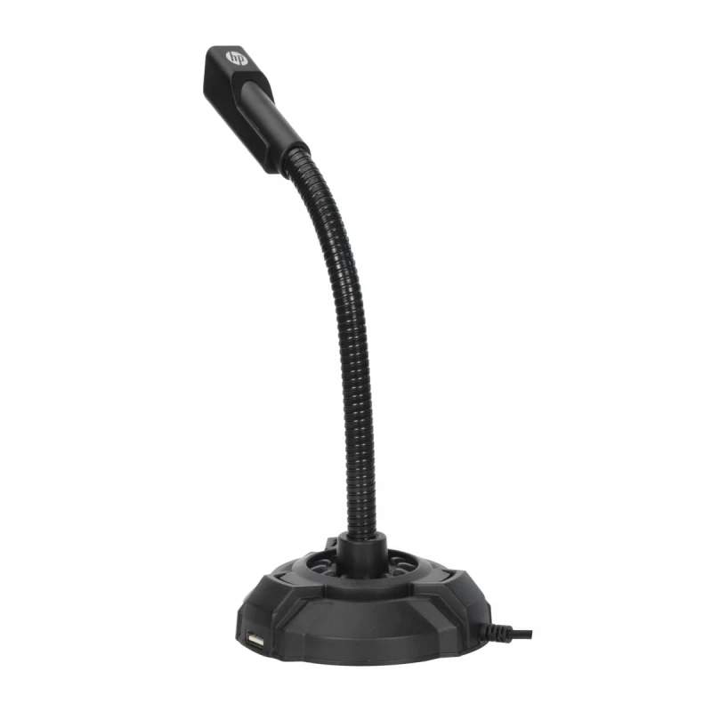 HP, komputerowy mikrofon, DHP-1100C, czarny, lampka LED USB Hub