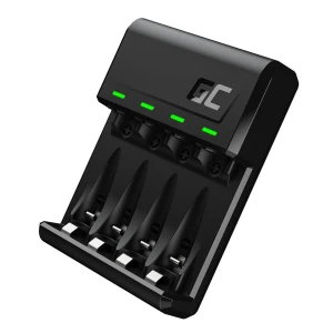 Green Cell Vital charger GRADGC01, na 4 szt. AA/AAA, NiMH, ładowanie pojedynczych cel, micro USB, USB-C, 0.5W