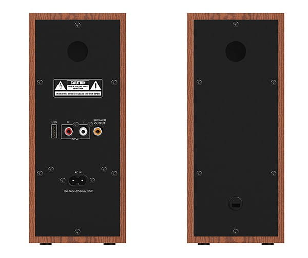 Genius głośniki SP-HF800BT, 2.0, 20W, czarno-brązowy, Bluetooth 5.3