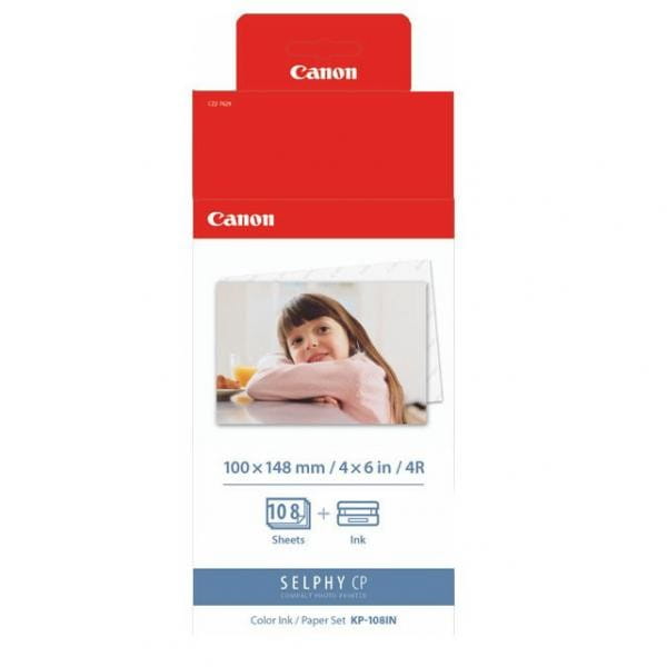 Canon Color Ink Paper Set, KP108IN, foto papier, 3 opakowania KP36IN typ połysk, biały, CP100, 220, 300, 330, 400, 500, 520, 600,