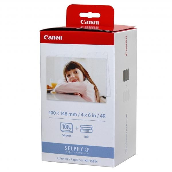 Canon Color Ink Paper Set, KP108IN, foto papier, 3 opakowania KP36IN typ połysk, biały, CP100, 220, 300, 330, 400, 500, 520, 600,