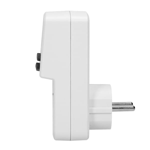 Gniazdo z elektronicznym timerem 230V, 50Hz, max. 1800W, biała, Virone, timer, 10 programów, 2P+Z