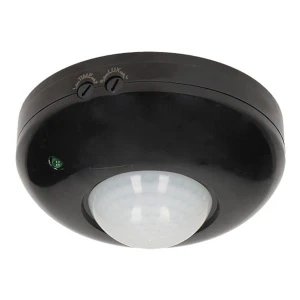 PIR motion sensor 230V 50Hz, 6m, max. 1200W, czarny, ORNO, 360°, IP20, podczerwień, EOL