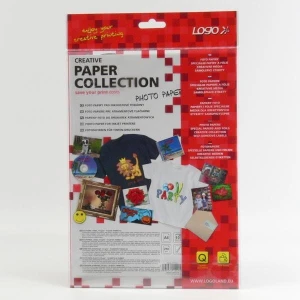 Logo 15015, foto papier, połysk, biała, A4, 210 g/m2, 2880dpi, 10 szt., atrament