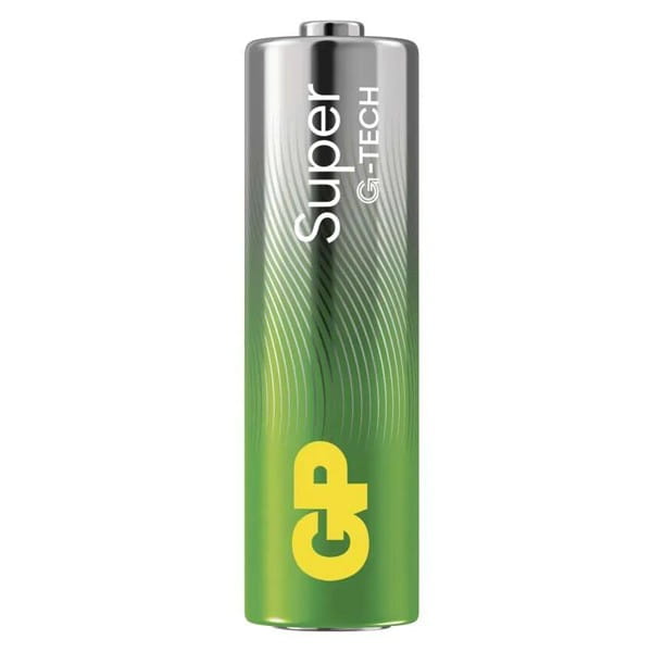 Bateria alkaliczna, AA (LR6), AA, 1.5V, GP, folia, 20-pack, Super