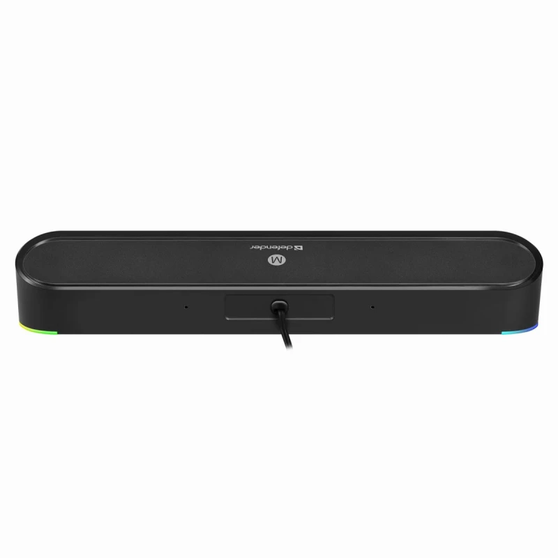 Defender Soundbar Z10, 2.0, 6W, czarny, regulacja głośności, Podświetlenie LED, USB/Bluetooth, 80Hz-20kHz