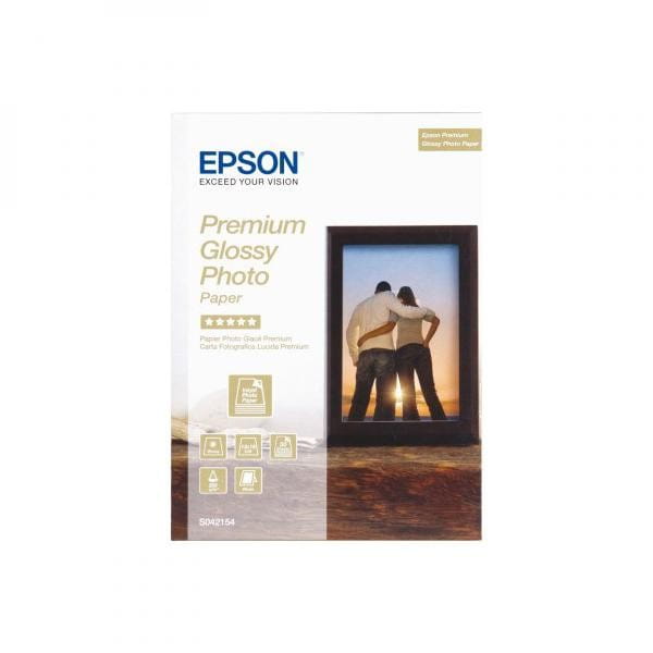 Epson Premium Glossy Photo Pa, foto papier, połysk, biały, Stylus Color, Photo, Pro, 13x18cm, 5x7", 255 g/m2, 30 szt., C13S042154,