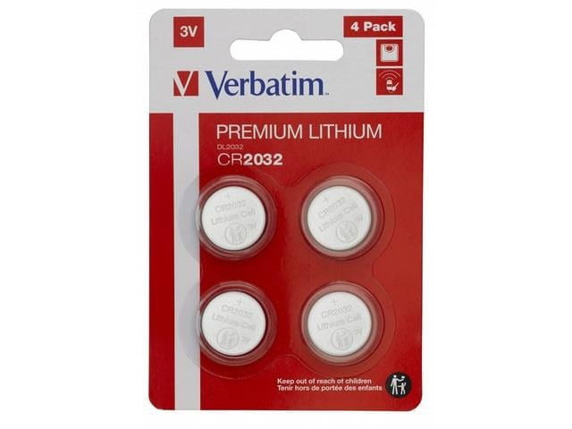 Bateria Verbatim CR2032 (4 szt blister) - USZ OPAK