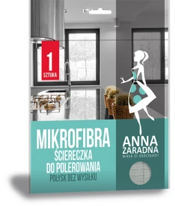 Mikrofibra ściereczka do polerowania ANNA ZARADNA szara