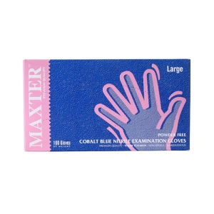 Rękawice nitrylowe Maxter Blue 100 szt. rozmiar L