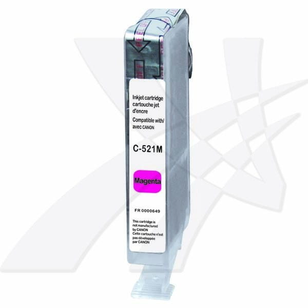 UPrint kompatybilny ink / tusz z CLI521M, magenta, 450s, 10ml, C-521M, z chipem, dla Canon iP3600, iP4600, MP620, MP630, MP980