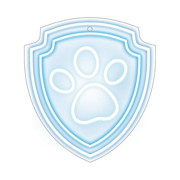 Hanging neon LED Paw Patrol on plexiglass - Paw OW-130246