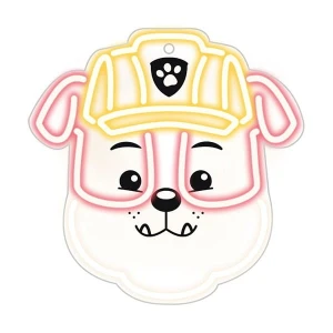 Hanging neon LED Paw Patrol on plexiglass - Rubble OW-130446