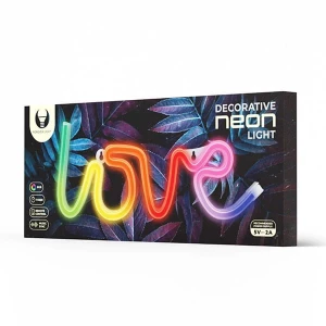 Neon LED RGB LOVE FLRN01 + RC