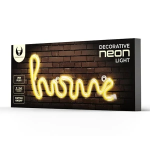 Neon LED Light HOME warm white Bat + USB FLNE21