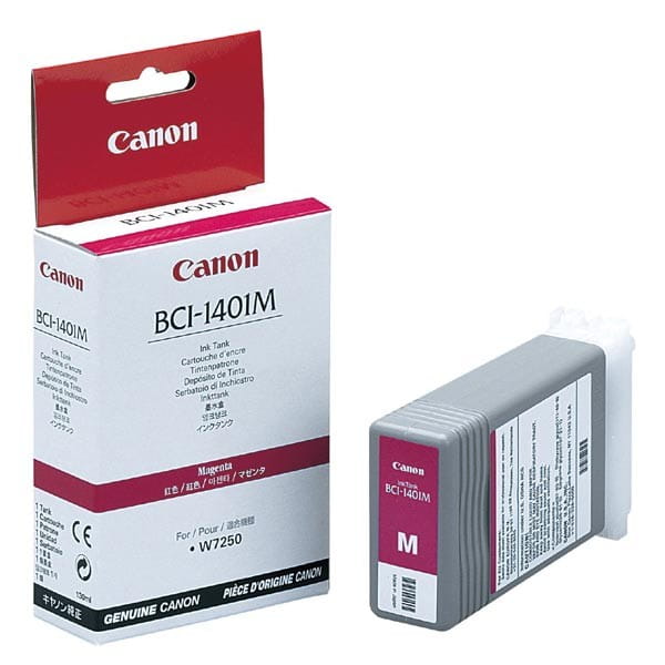 Canon oryginalny ink / tusz BCI1401M, magenta, 7570A001, Canon W6400D, 7250