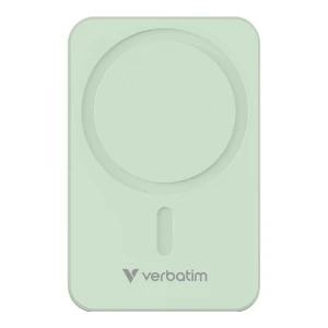 Powerbank Verbatim Charge 'n' Go Essentials Magnetic Wireless 20000mAh USB-C PD 3.0 Green