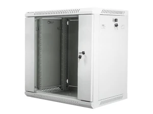 Szafa instalacyjna Rack wisząca 19" 12U 600x450 szara Lanberg (flat pack) - USZ OPAK