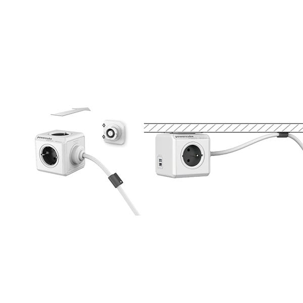 Cubenest - Powercube, 1.5m, szara, POWERCUBE