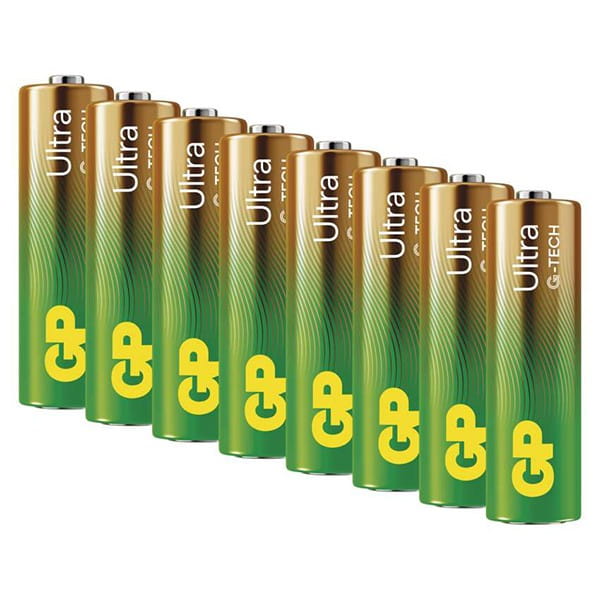 Bateria alkaliczna, AA (LR6), AA, 1.5V, GP, blistr, 8-pack, ULTRA