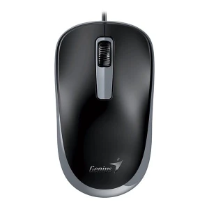 Mysz przewodowa, Genius DX-125S, czarno-szara, optyczna, 1200DPI