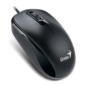 Mysz przewodowa, Genius DX-110, czarna, optyczna, 1200DPI, USB-C