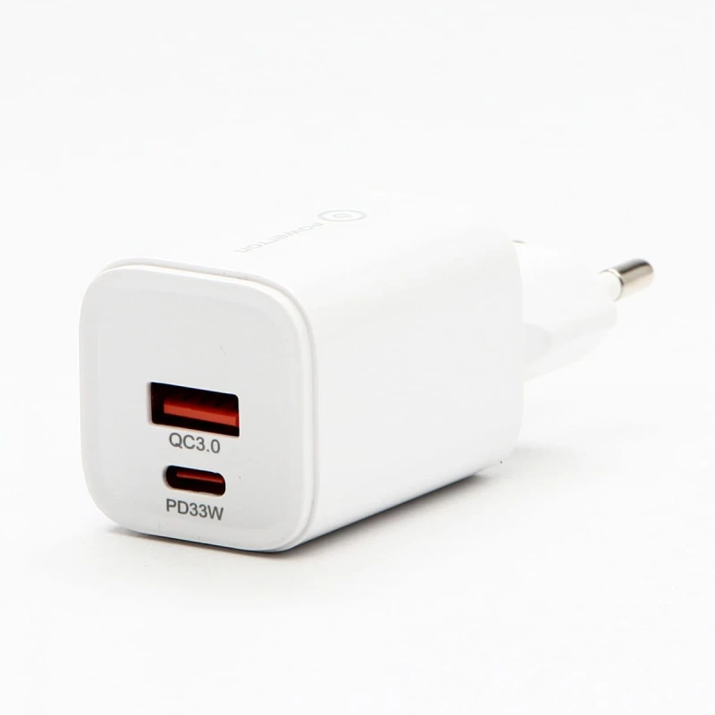 Powerton Zasilacz / sieciowy adapter 33W, 2-portowy, USB-C, USB-A