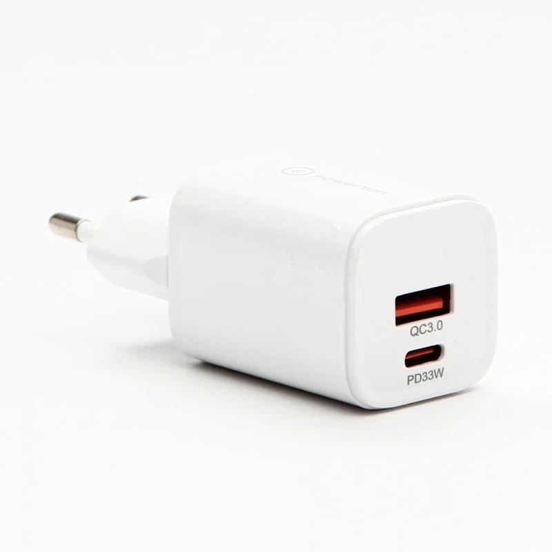 Powerton Zasilacz / sieciowy adapter 33W, 2-portowy, USB-C, USB-A