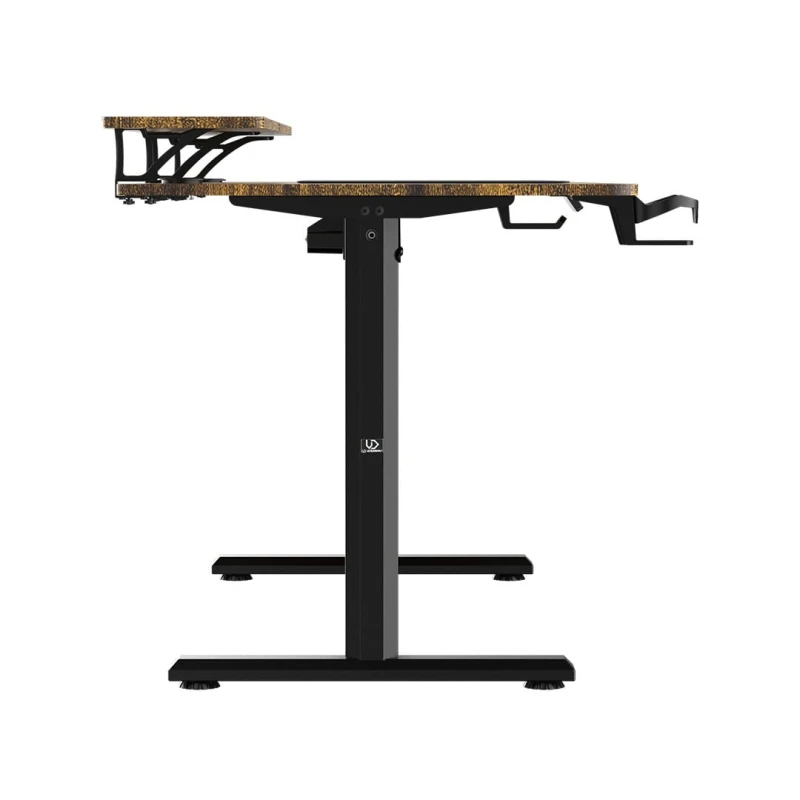 Biurko, elektycznie regulowany, 160X70 cm, 72-117 cm, HIGHLANDER XXL BROWN, brązowy, ULTRADESK